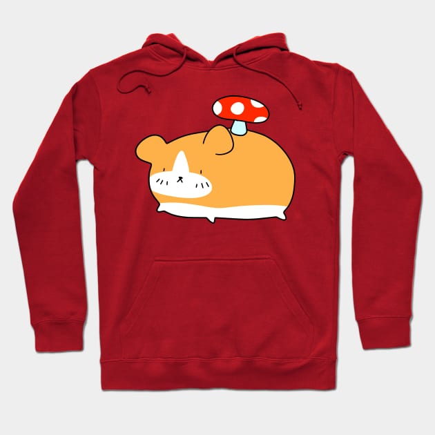 Mushroom Hamster Hoodie by saradaboru